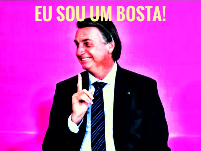 NuncaTao's tweet photo. BOLSONARO CAGÃO https://t.co/m4NM1CvlTd