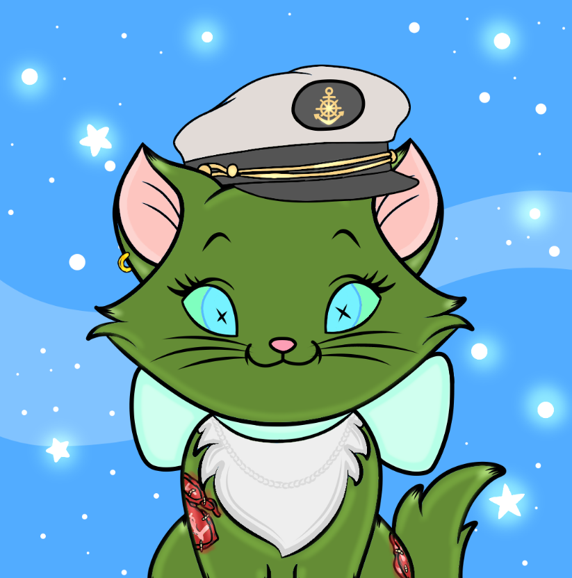 Gm #catlovers this is #navy cat for your service.Just visit our discord for #Roadmap discord.gg/a5eGdB2x .Also for more ExoticPaws which are living in polygon network visit our opensen opensea.io/collection/exo… 
#exoticpaws
#CatsOfTwitter #Caturday #NFTCommunity #nftcollectors