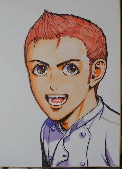 長年の親友の娘さんが、横浜にイタリアンの店を出すとの事で、張り切ってサインを描きました 