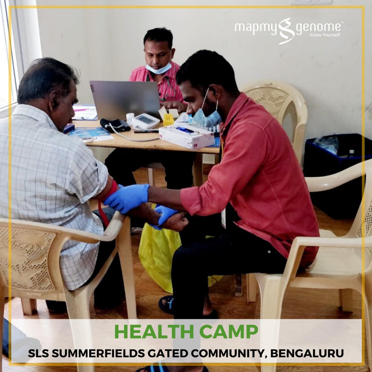 mapmygenome's tweet photo. 👉Health camp organised by Mapmygenome at SLS Summerfields gated community, Bengaluru, on August,14
#healthcamp #diagnosticlab #dianostics #diagnostictests #bloodtests #bengaluru #diagnostictestings #healthcampaign #healthcare #bodycheckup #bengaluru #mapmygenome #knowyourself https://t.co/X9QWELCVj3