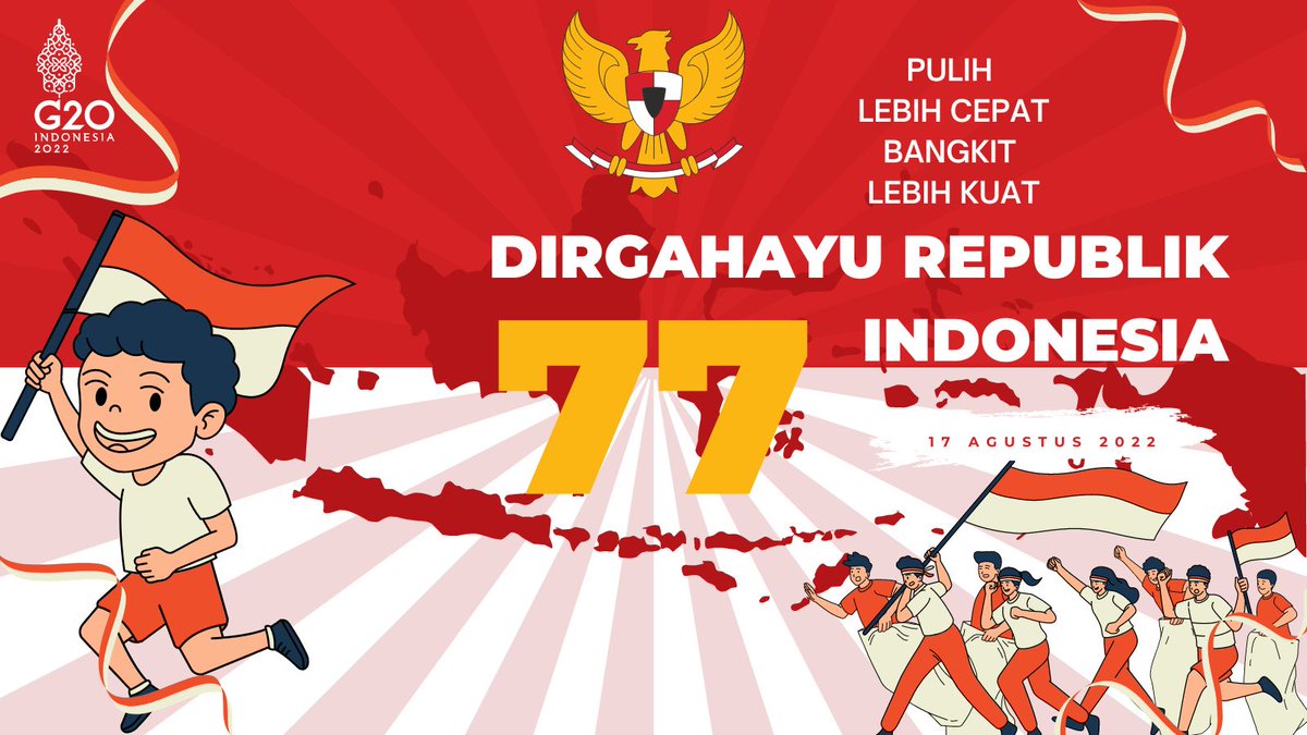 Kebebasan diperoleh dengan cara yang paling sulit tetapi jangan lupa untuk berjuang untuk melindunginya juga. Selamat Hari Kemerdekaan.

#HUT77RI
#DirgahayuRepublikIndonesia
#PulihLebihCepat
#BangkitLebihKuat