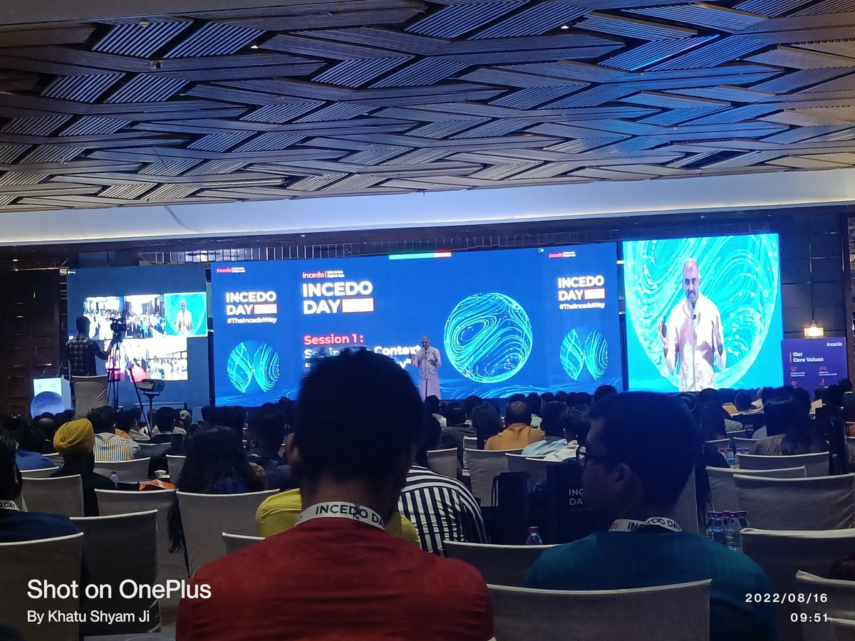 imVarunGarg8293's tweet photo. Celebrating Incedo Day with live CEO @seth_nitin and our CHRO Shailja Iyer today at Gurgaon India and taking some key learnings from the event.
#incedoday2022 #theincedoway #witda @IncedoInc https://t.co/pjKH6M9cQl