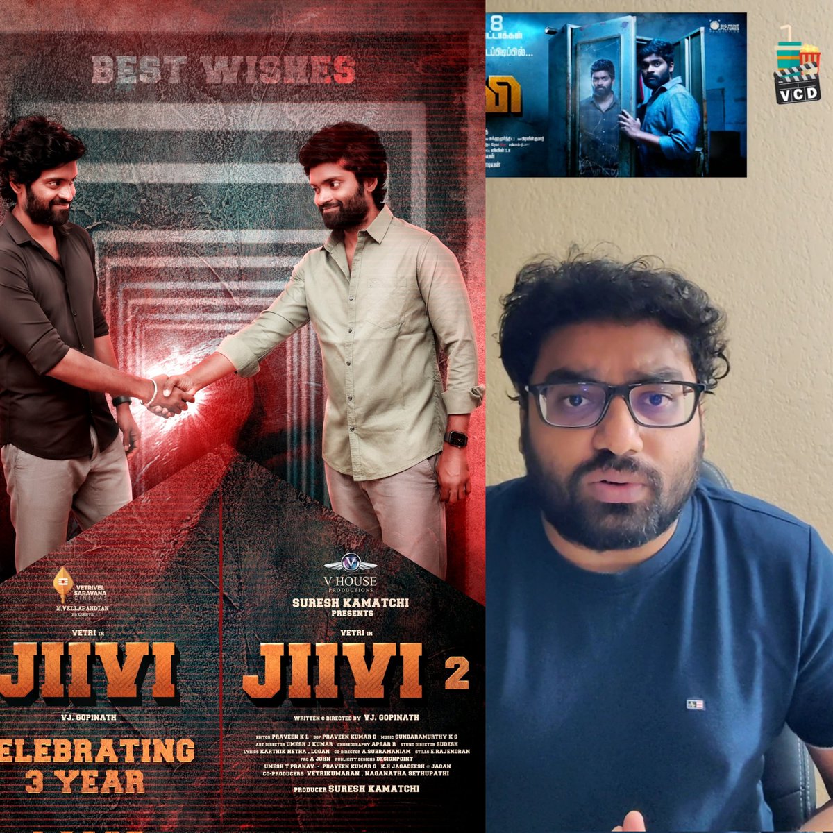 Vish_Rish's tweet photo. #TamilRewatch (#4) - #Jiivi🔺
Felt its the right time before watching #Jiivi2 this week. A superb conceptual thriller film without any deviations. Well executed. Best Ending 👏
Heard Jiivi2 begins where Jiivi ended. Don't miss to watch/revisit
YT Recap
📎https://t.co/W2KxwYJukV https://t.co/Qh0Wdcedq7
