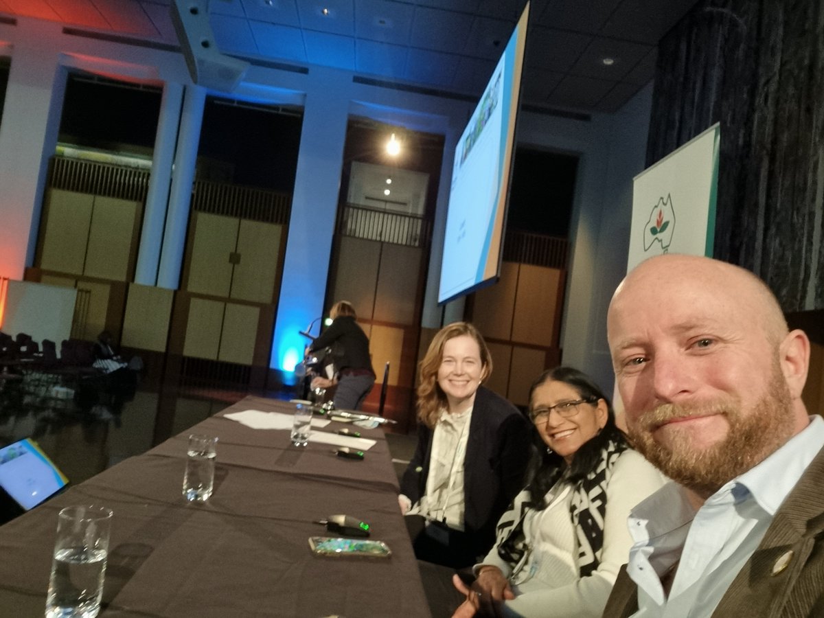 Afternoon super-session at #22cfconf presenting alongside the amazing <a href="/neenamitter/">neena mitter</a> &amp; <a href="/DavidMc97996060/">David McGill</a>. Interesting discussions on achieving innovations at scale <a href="/CrawfordFund/">The Crawford Fund</a>