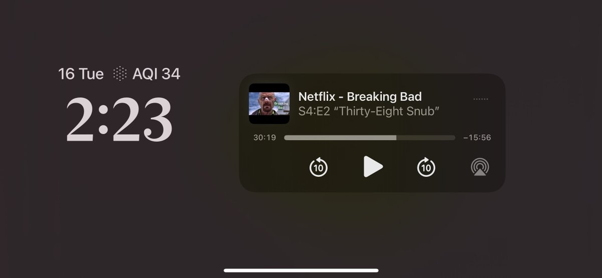 prannygo's tweet image. LANDSCAPE NOTIFICATION CENTER LOOKS SO MUCH BETTER #iOS16PublicBeta4