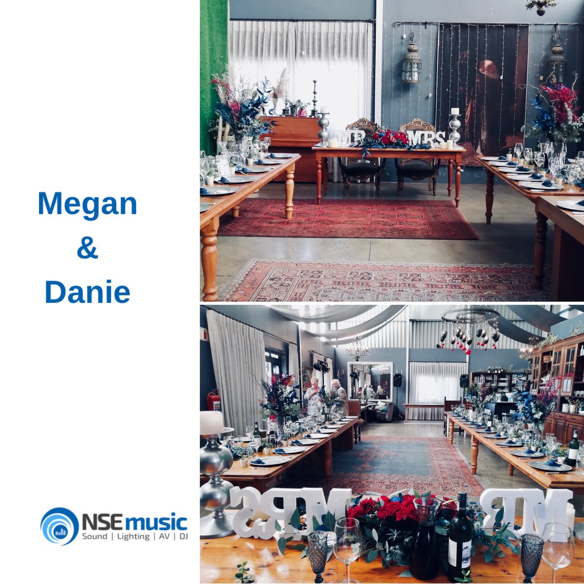 NseMusic's tweet photo. 🔹 when yes becomes forever 🔹

Congratulations Megan &amp; Danie! We loved being part of your special day.

Venue : Anna Beulah Farm 

#NSEMusic #WeddingDJ #Wedding #WesternCapeWedding #WesternCapeWeddingDJ https://t.co/p5tjwxY5WP