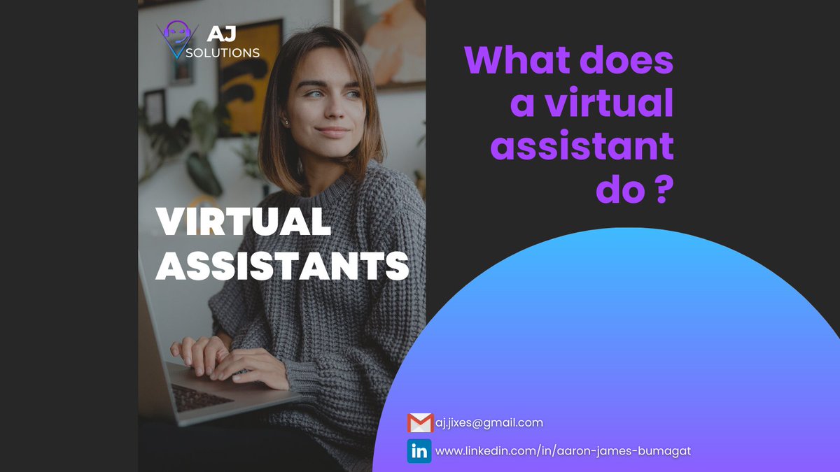 aaron_bumagat's tweet photo. Experts in many different professions work as virtual assistants. 😁💖 Some of the most frequent tasks assigned to virtual assistants 😆 are listed below:

✅Administrative work 
✅Bookkeeping 
✅Personal assistant
✅Customer service
✅Data entry
✅Social media production https://t.co/c5RFs8AigX