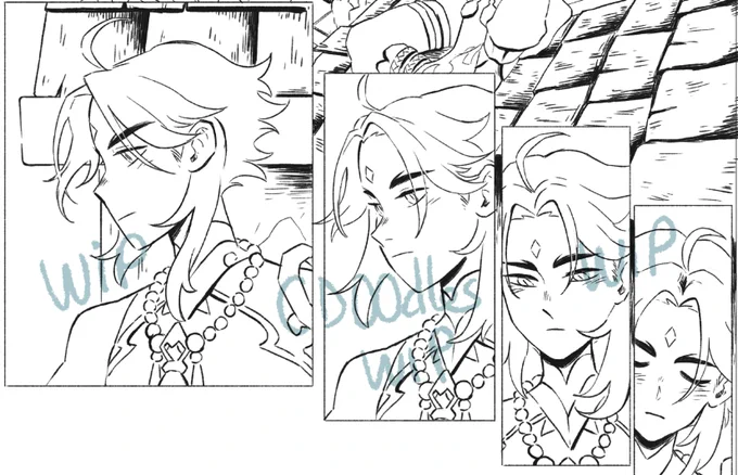 update ! His many faces are inked ✨ 