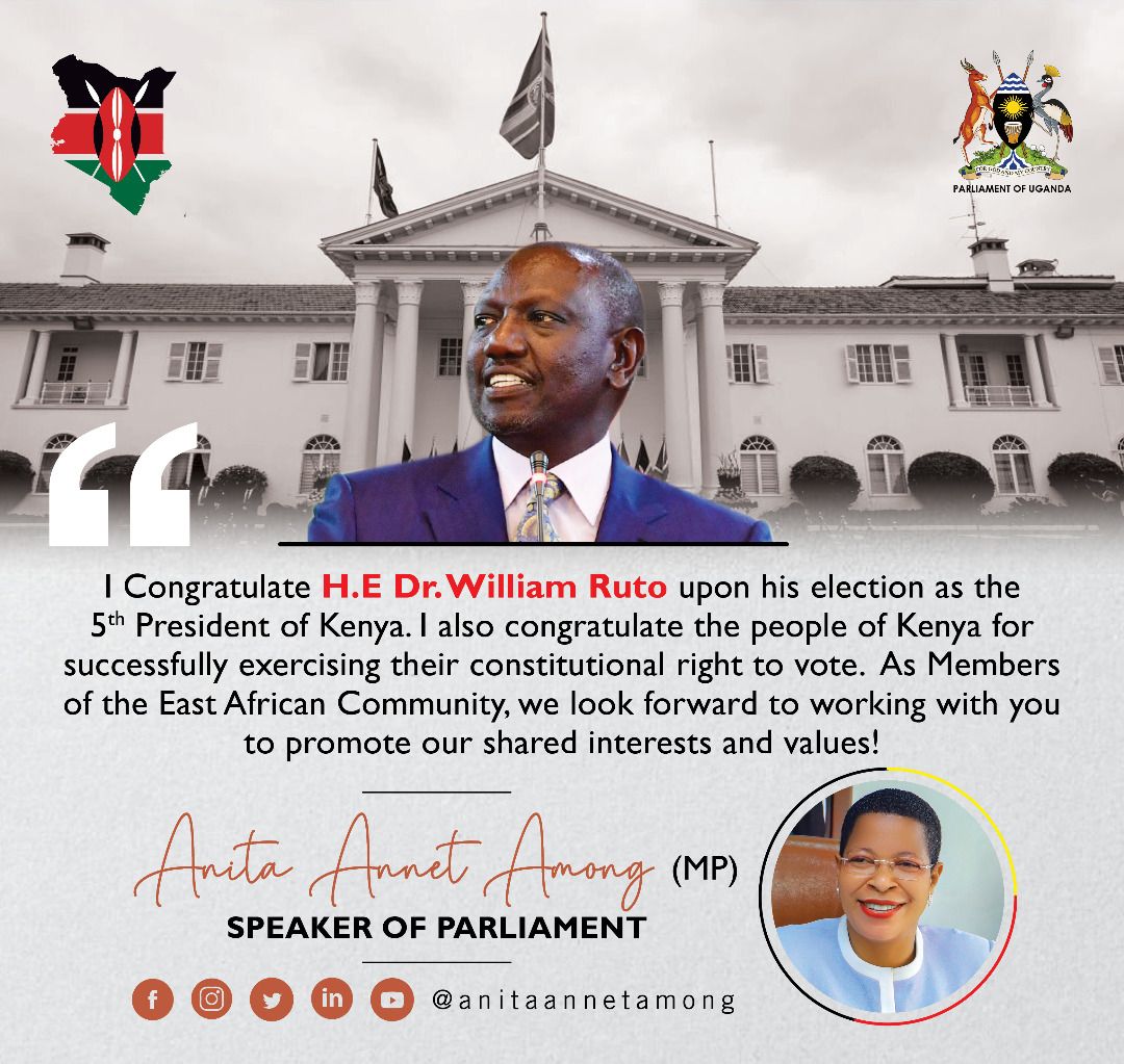 Warm congratulations to H.E Dr <a href="/WilliamsRuto/">William Samoei Ruto, PhD</a> and the people of Kenya!