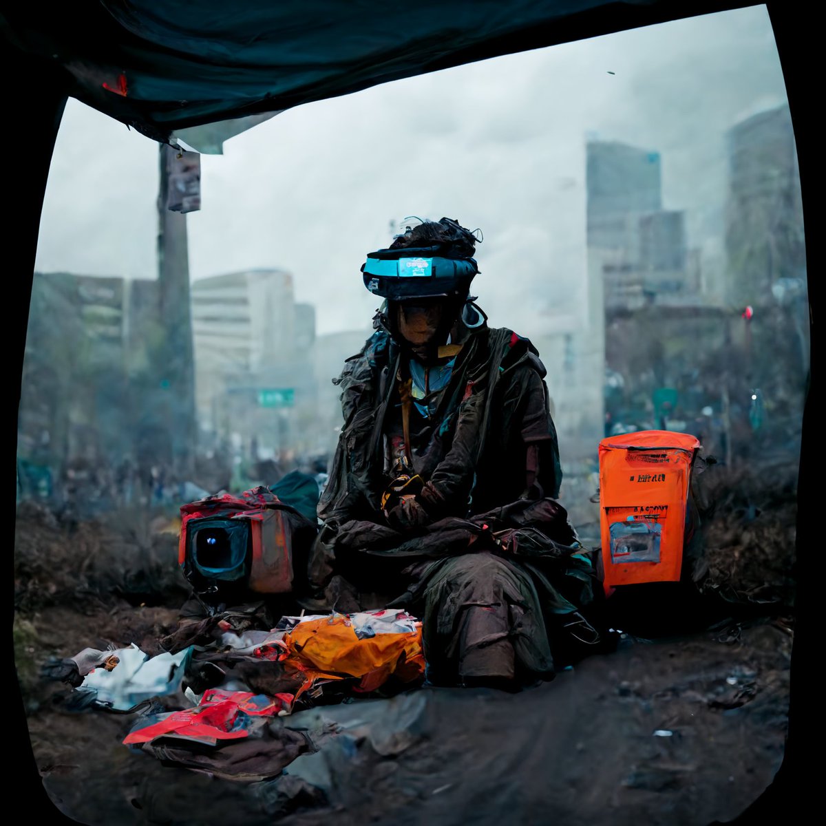 PenguSlutToken's tweet photo. Collection "Dystopian Rift" by TrashxPanda 
First 5 1 of 1 NFTs out now on #Opensea ... more tomorrow. 
https://t.co/pFFpbB2Shp
Price floor .1 ETH #ERC721 #NFT #NFTDROP #SURPRISENFTDROP #TRASHxPANDA #DystopianRift  #NFT #NFTCommunity #DIGITALART #DystopianArt #DystopianNFT #LANFT https://t.co/wUsZExYKnG