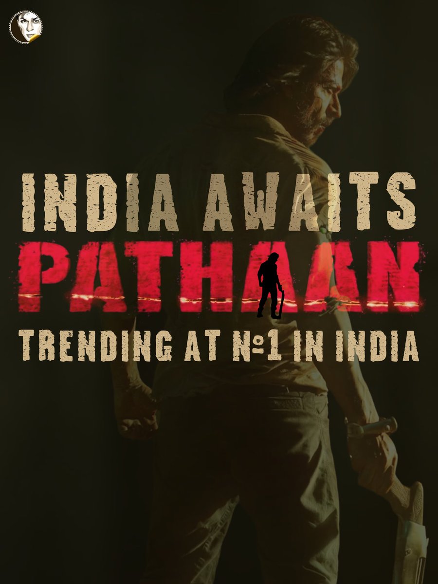 SRKUniverse's tweet photo. INDIA AWAITS PATHAAN is trending at the King’s position in India 🔥 
#Pathaan #ShahRukhKhan https://t.co/nGqq8TWDbW