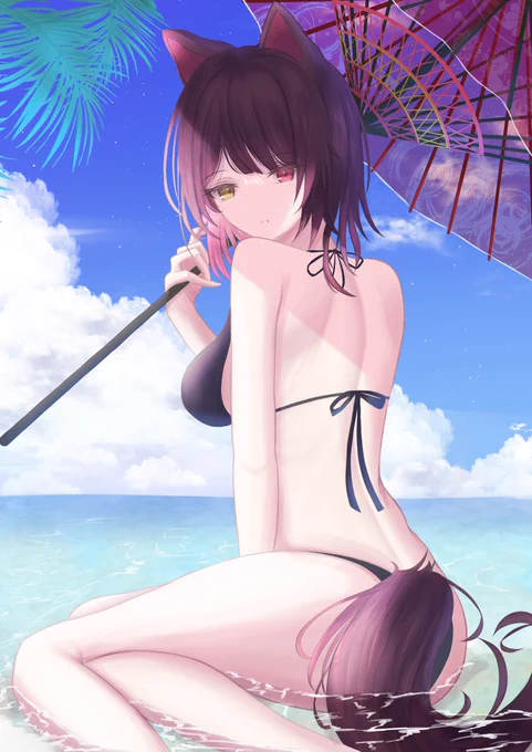 水着とこ! #いぬいらすと 