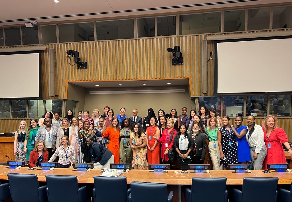 icta_srilanka's tweet photo. Ms. Chadika Yahampath representing ICTA, attended the United Nations Open Ended Working Group (OEWG) discussions on Cyber and International Security initiative and UN Women in Cyber (WIC) fellowship programme from 18th - 29th July 2022 at United Nations in New York, USA. https://t.co/zu1mOPnnNT