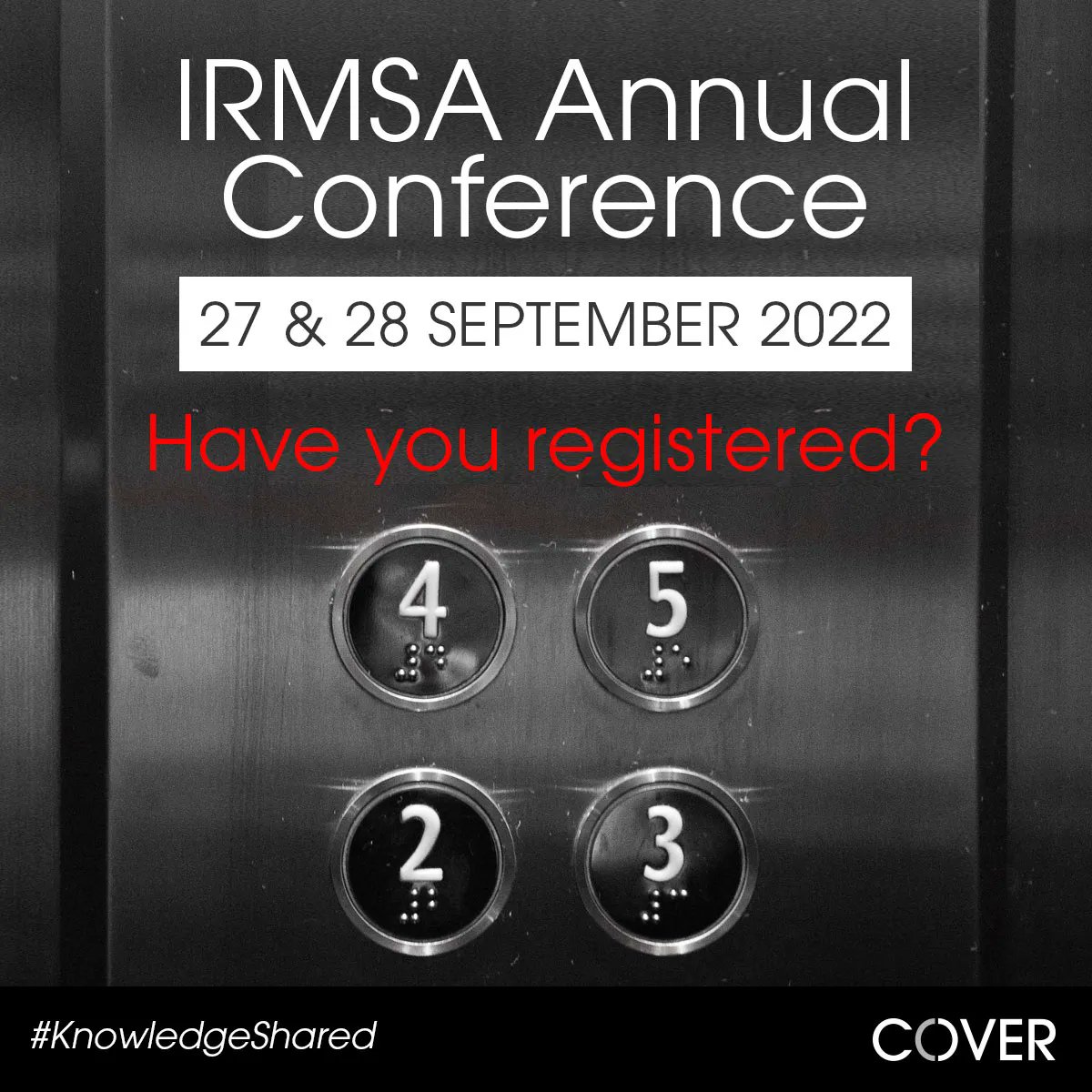 COVERchat's tweet photo. The @IRMSAInsight Annual Conference is being held next month and the theme is LEVEL UP!
If you haven't registered yet, check it out here: https://t.co/wLumYbsroD
#KnowledgeShared #IRMSA #SouthAfrica https://t.co/LsXg7mzs9W