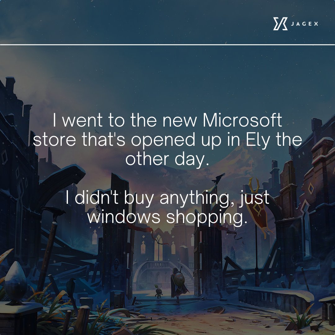 Jagex's tweet photo. It's National Tell A Joke Day! 😂

We asked the Jagex crew what their favourite jokes are, here's some of the funniest (and silliest!) https://t.co/7n4un5yXi0
