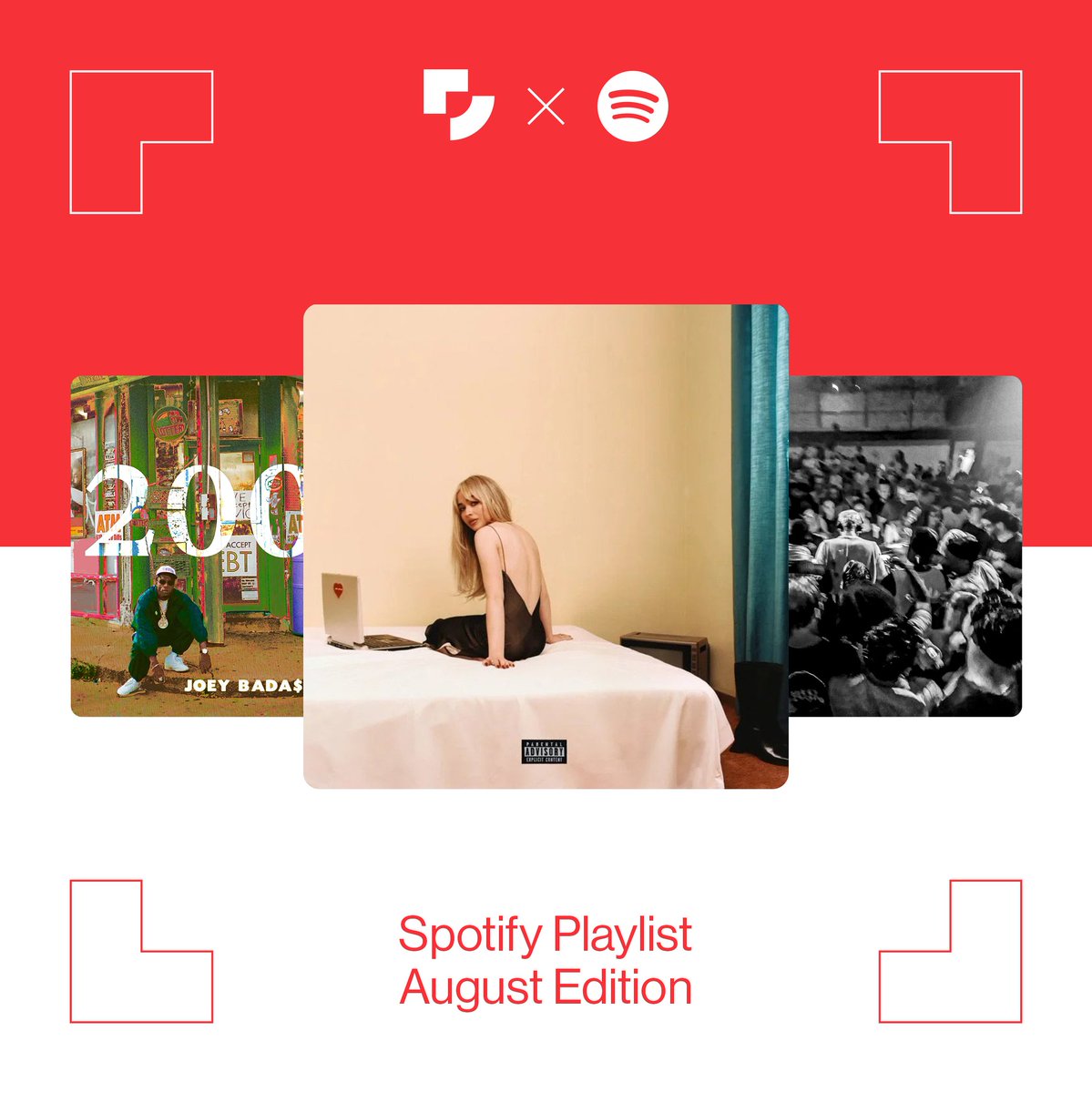 Digit_Learning_'s tweet photo. The #DigitMusic #Playlist for August is here!
This month, our 3 features are:
- Sabrina Carpenter - emails i can't send
- Joey Bada$$ - Show Me
- Fred again, Swedish House Mafia - Turn On The Lights again. (ft. Future)
Listen on #Spotify - https://t.co/uOAKveayDE https://t.co/VS0sSqcWYA