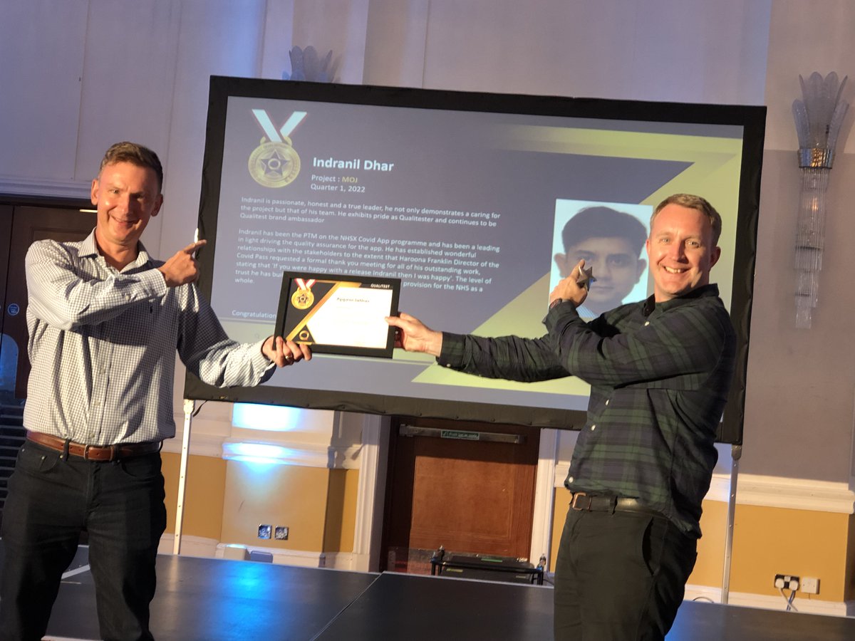 QualityAIGroup's tweet photo. #Qualitesters in the UK spent an amazing day, as Qualitest CEO - Anbu Muppidathi spent some great time and handed over awards to our Qualitstars and top performers.
Check out some of the moments here
#LeadershipTalks #Leadership #LifeAtQualitest #QualityEngineering #QA https://t.co/8DVwM0M6TG