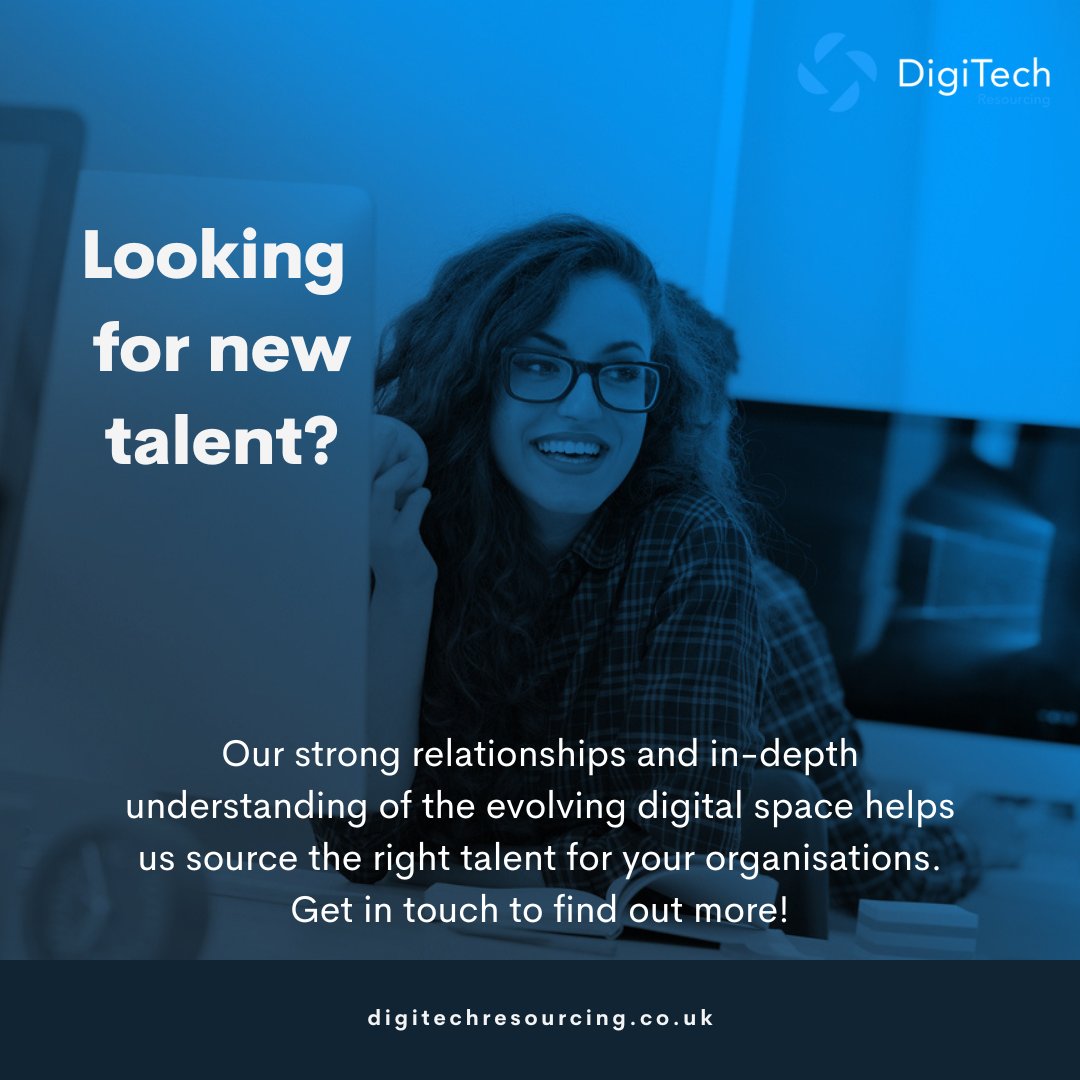 DigitechRecruit's tweet image. Looking for new talent? Our relationships and understanding of the evolving digital space help us source the right talent for your organisations.

Find out more about our talent solutions at digitechresourcing.co.uk/services/63/

#TechRecruitment #TechTalent #ITRecruitment #IT #Recruitment