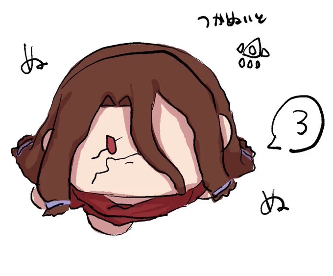 ぬい、支部にまとめる時に描いたんだけどついったには載せてなかったかもしれない 