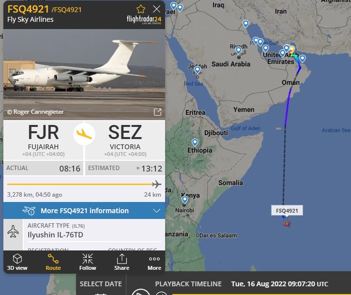 Laurent_Le_Bloa's tweet photo. New flight of IL76 #FSQ4921
Final destination is #Victoria #Seychelles
Yesterday another IL76 #KGB4942 returned #UAE fm #Nouakchott #Mauritania
UAE is developing its activity in different seaports in the world.
UAE AF Beechcraft350 is also deployed in #Mauritania https://t.co/qrMDmcWAn1