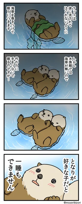 今日描いた4コマ「ラッコの習性」

2コマ目までは本当です。
最後も本当だったらいいなぁ。

まとめ https://t.co/F0C0kc6mSl
ブログ https://t.co/78pi4f4GJO

#漫画が読めるハッシュタグ #4コマ漫画 #水族館 