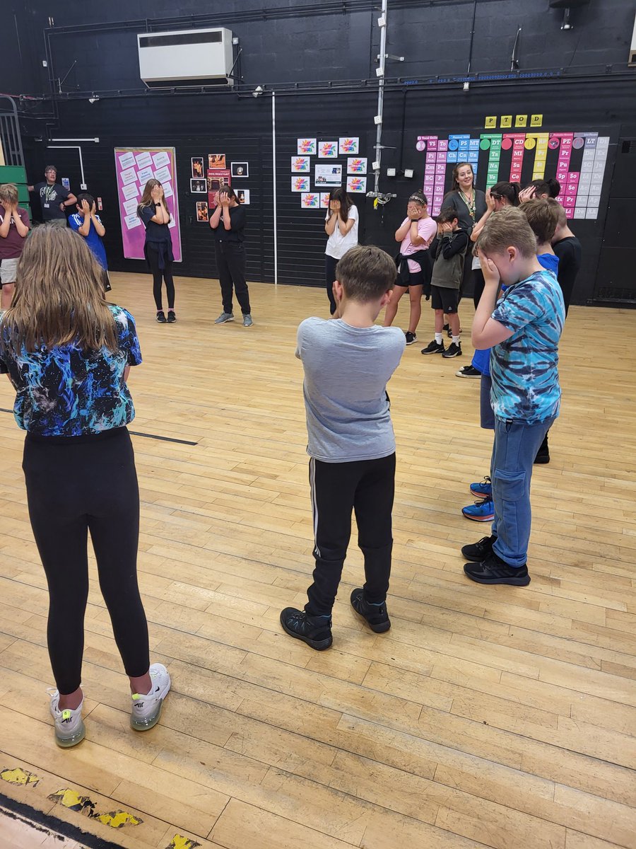 campionsummer22's tweet photo. Drama with our fabulous Miss Cox was next for our new Y7s! We played wink murder, the emotion game and created tableaus. It was great to see everyone getting involved and working together. https://t.co/Zi2Aipy2Kv