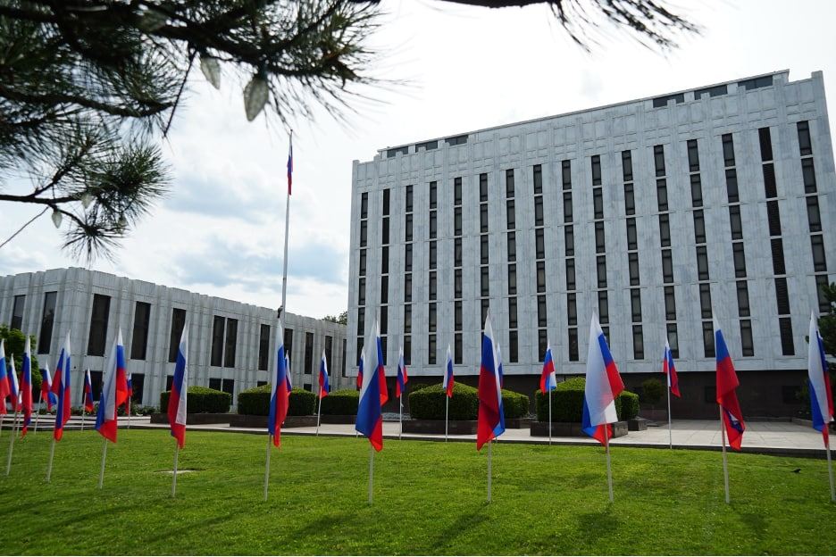 ians_india's tweet image. #Washingtons behaviour on the world stage risks direct conflict between the nuclear states, the #Russian embassy in the #US has warned, media reports said.

Photos: @RusEmbUSA