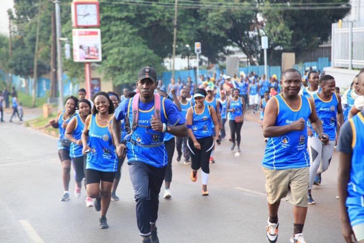 UgRotaryCancerP's tweet photo. Runners, walkers, partners and volunteers come together to honor cancer survivors, raise awareness about reducing cancer risk, and raise money to bring hope to cancer patients.

Don’t be left out, register at Ugx. 25.000/- to join the fight against cancer. #RotaryCancerRun22 https://t.co/fzLYWe9IwU
