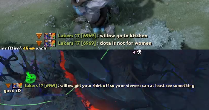 sxndrxdee's tweet photo. pov: you're a female dota 2 player minding your own business https://t.co/qYDS2jxmUm