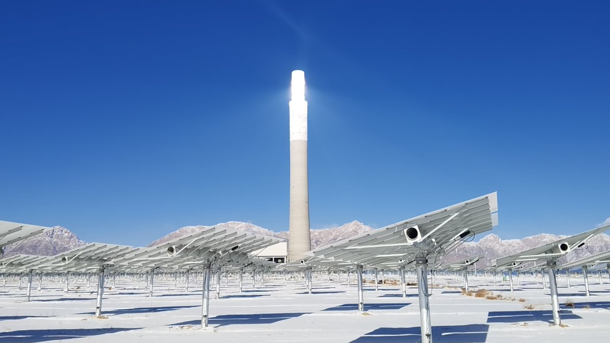 👏158 GWh! Reaching 108% of the designed annual power generation (146GWh), setting the highest operational record of the tower CSP plant in the world.  – Annual Generation of SUPCON Delingha 50MW Tower #CSP Project Released #GreenEnergy #solarenergy 
cosinsolar.com/en/news/detail…
