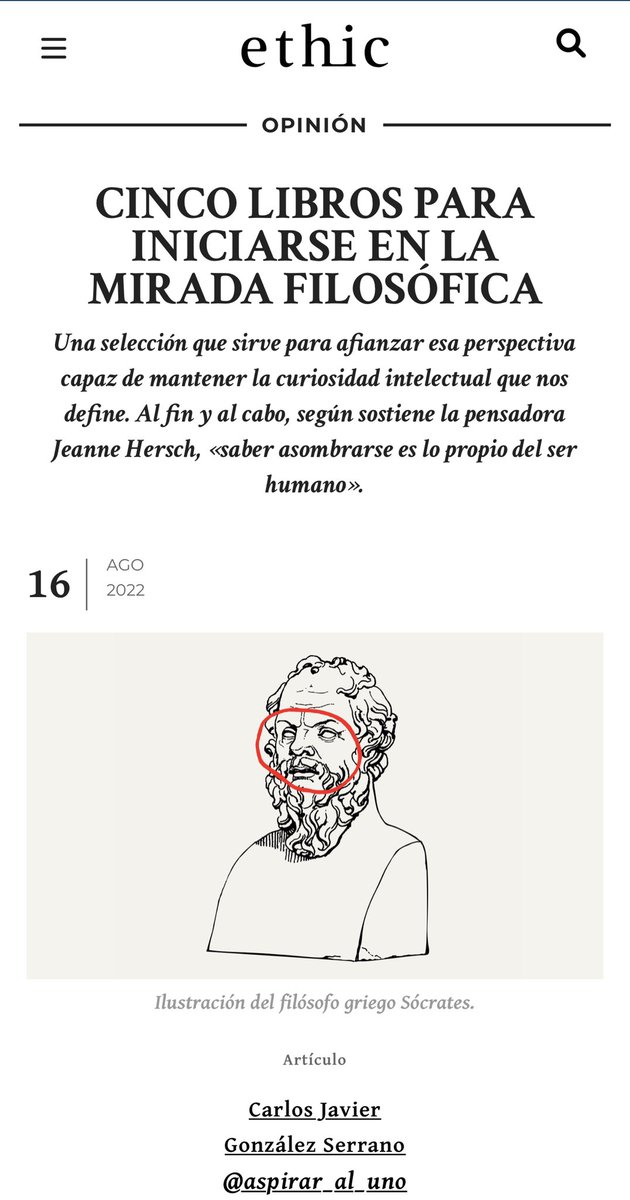 Una lista con algunos libros de filosofía para iniciarse en ella. Lo importante es comenzar. La mirada filosófica se entrena, no es privativa de especialistas o estudiosos. La filosofía es patrimonio universal y es más necesaria que nunca. Para leer, aquí: bit.ly/3JUQ3zy