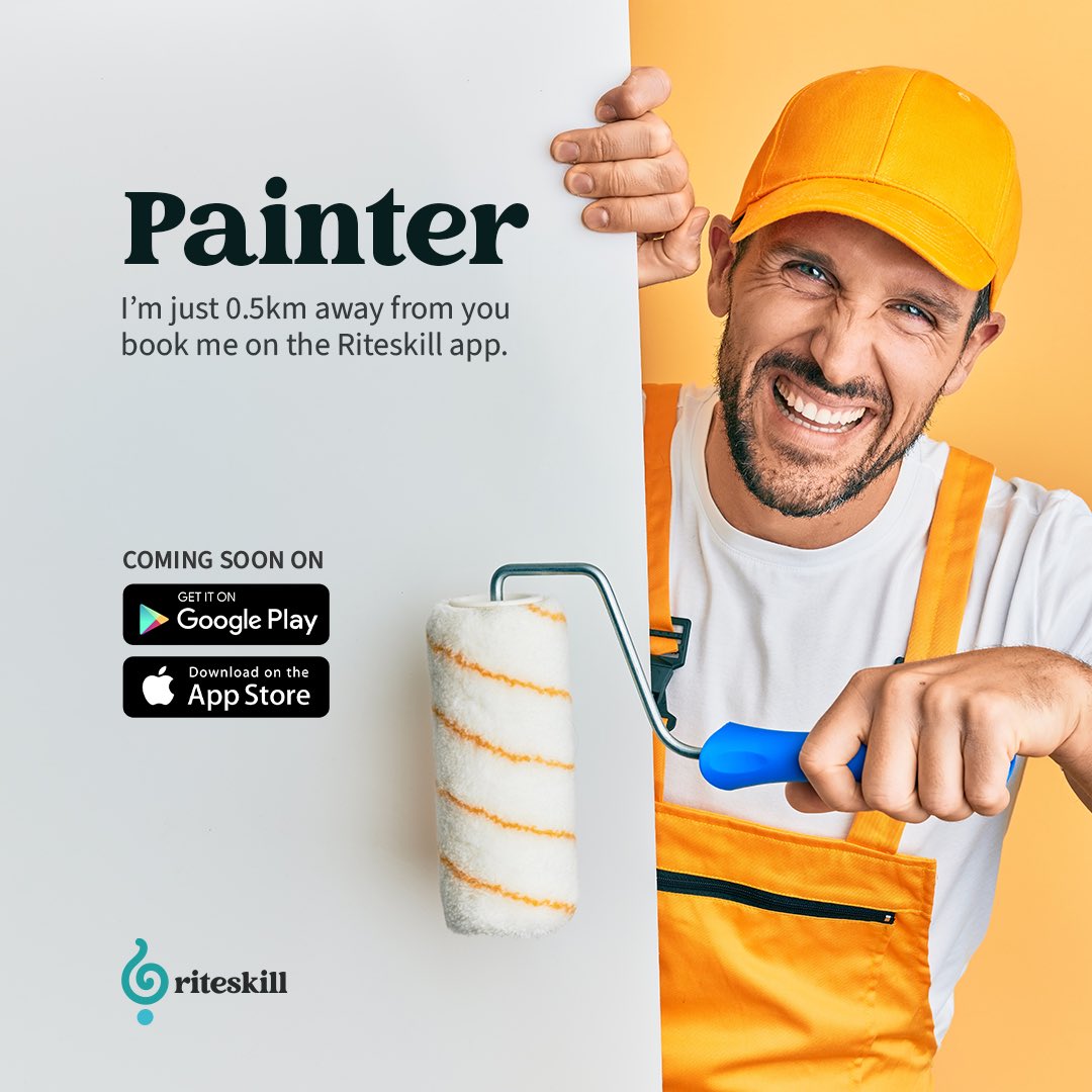 riteskillapp's tweet photo. Book the nearest painter in your location on Riteskill without stress.
Coming soon!

Get notified when we launch
https://t.co/7PDMfqwk7N

Read more 🔗https://t.co/yiwfCmNI5h

#riteskill #painters #painting #homepainters #roompaintingdesigns #homedesign #roompaintingdiy #roomdecor https://t.co/wJ9LtPglS6