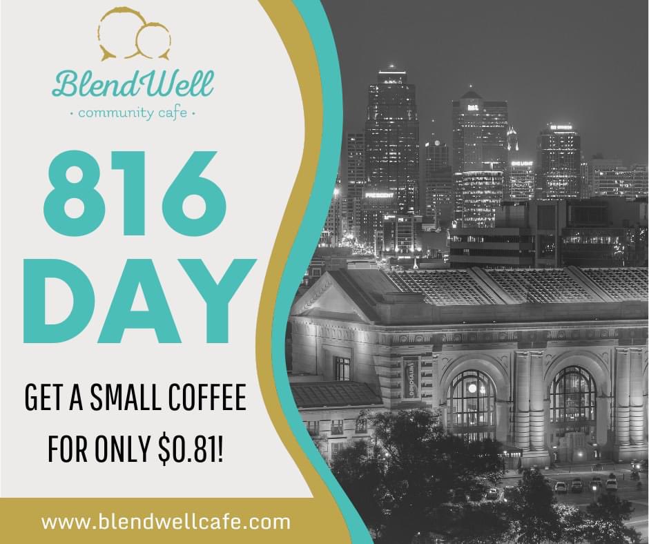 Enjoy our #816Day special today… a small coffee for only $0.81!