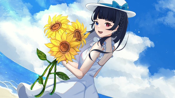 「sundress yellow flower」 illustration images(Latest)