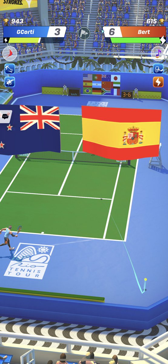 GuillermoCorti's tweet photo. @ClashTennis hey I really love your game but could you please take the flags and the back stand out ? Thanks. https://t.co/fBO3dxWFwI