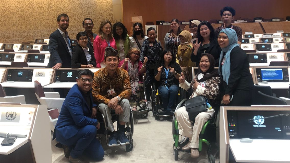 #CRPDNow! #CRPD27 With the great collaborative support of IDA and <a href="/DisabRightsFund/">Disability Rights Fund</a>, colleagues from #Indonesia presented their main concerns to the #CRPD Committee, contributing to the review process of their country!