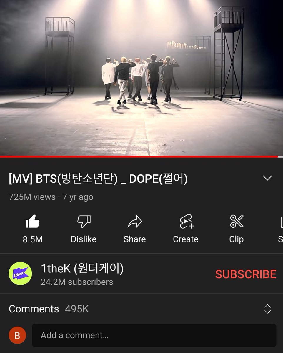 btae_7's tweet photo. STREAM BTS ON YOUTUBE 🏃🏻‍♀️🫶
#StreamingForBTS #ButterTo800M #BTS https://t.co/tg2QXu7dou