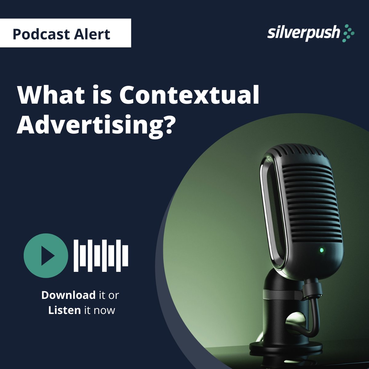 SilverPush's tweet photo. To listen to our podcast, click the link below: https://t.co/7K3zTUqLOL
#silverpush #adtech #adtechmarket #adtechmarket2022 #advertising #marketing # #podcast #podacstalert #contextualadvertising #contextualtargeting #audience #downloadnow #podcastmarketing https://t.co/XUR6rMArPt