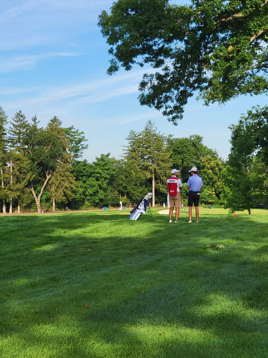 So proud of <a href="/ColeStarnes27/">Cole Starnes</a>!!! 🎉 Round 2 of the <a href="/USGA/">USGA</a> US Amateur today — amazing to see that HSE bag <a href="/rccgolf/">Ridgewood CC Golf Shop</a>! 1:07 tee time today…GO GET IT, Cole!!! 🏌🏽‍♂️⛳️ 

Follow along: usga.org/content/usga/h…

<a href="/HSEAthletics/">HSE Royals Athletics</a> <a href="/HSESchools/">Hamilton Southeastern Schools</a> <a href="/indianahsgolf/">Indiana HS Golf</a>