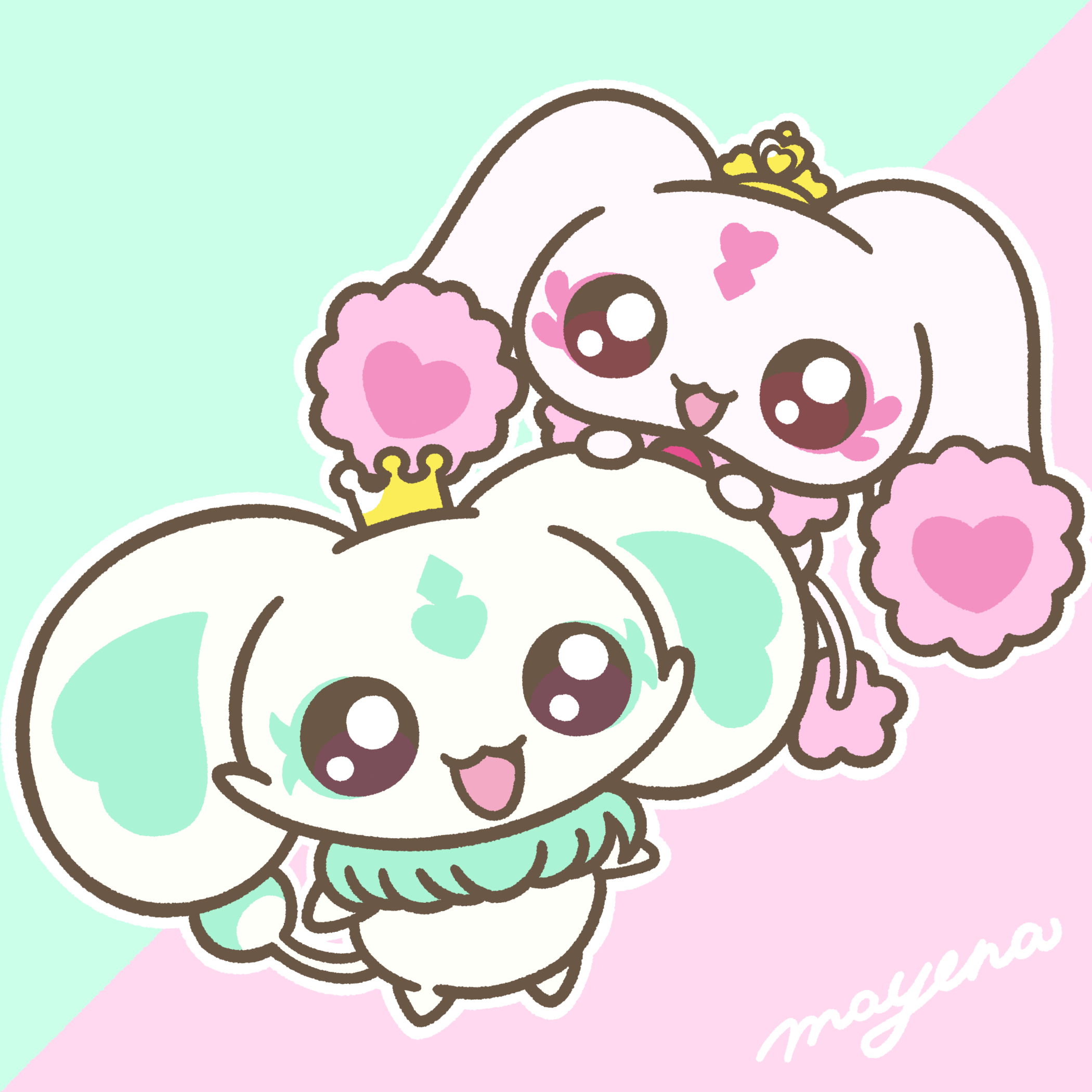 プリキュア ビーズストラップ ポルン ルルン precure genic
