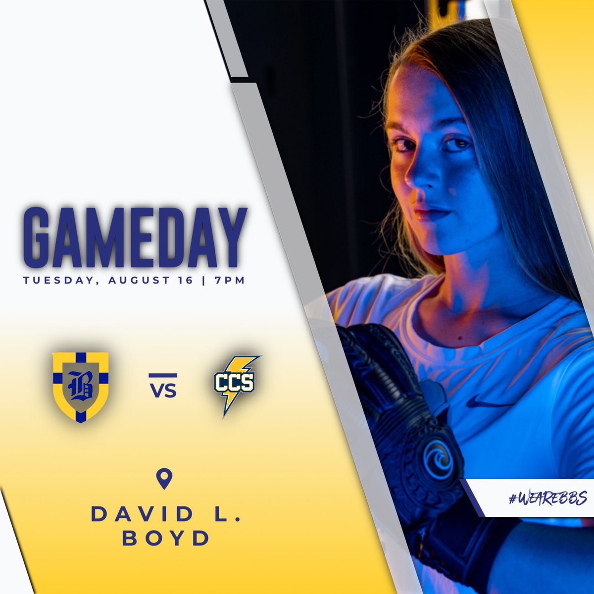 BBSBucs's tweet photo. Lady Bucs Soccer start the season at home tonight! #weareBBS https://t.co/DcDNqpuBSJ