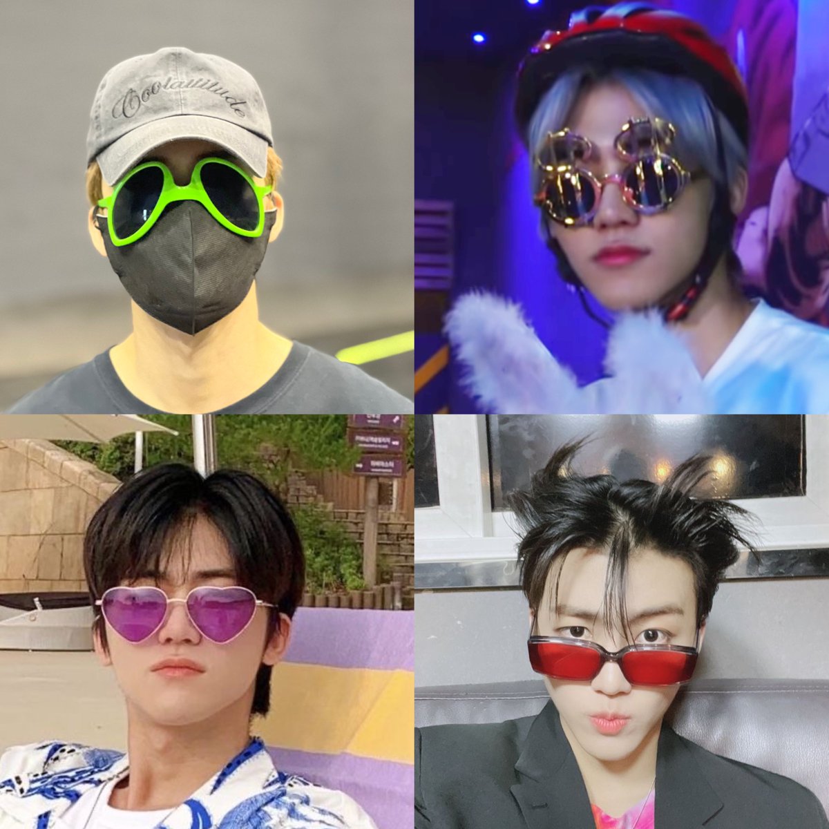 jaezeni's tweet photo. no one can rock different types of shades like jaemin can https://t.co/7k0LhqcyAW