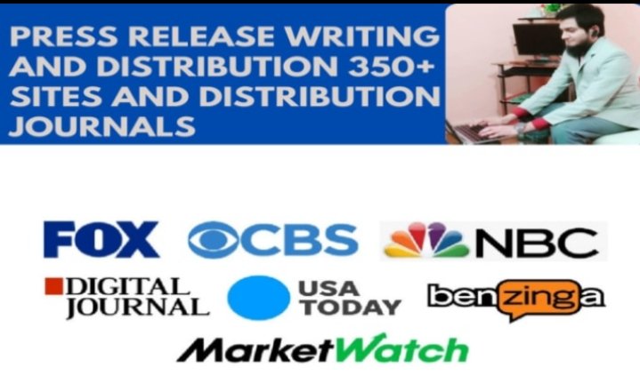 WaqasJaseem's tweet image. Press releases are used to promote your business and to share important information. 

Why Press Release is Important?

Credibility Engage the Media Optimized Search Engine Traffic Increase Public Relation Activity Manage the Crisis 

#letsconnet #ContentWriting #pressrelease