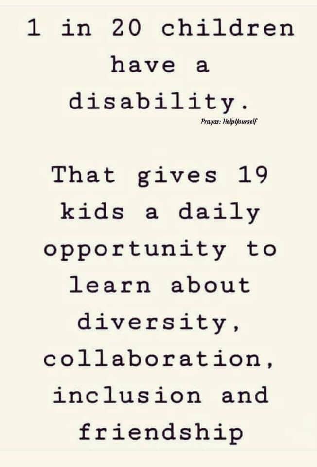 SusanDuBose23's tweet photo. We ALL have the opportunity to be inclusive! Let’s DO IT! #VioletsVoice #untilshecanwewill #rettsyndromeawareness #GP2C https://t.co/QYLx0ZwH4l