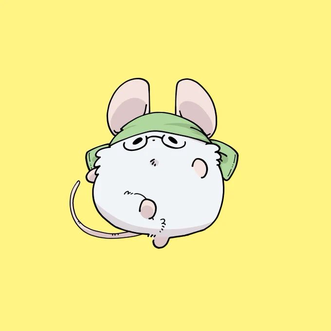 これは深夜にアイコンのためだけに描いた代理のネズミイェイイェイ 