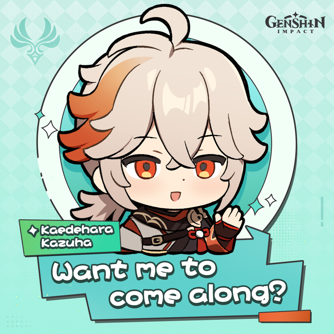 GenshinImpact's tweet photo. Do you want to travel with me?