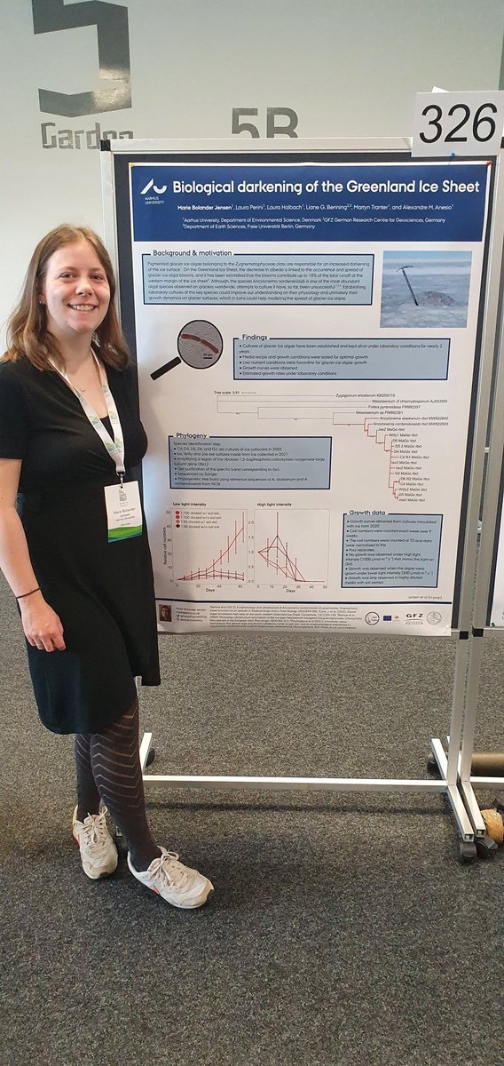 If you at #ISME18 and want to hear about glacier ice algae, I have a poster today 16-18. Poster PS26.326 ❄️🥼