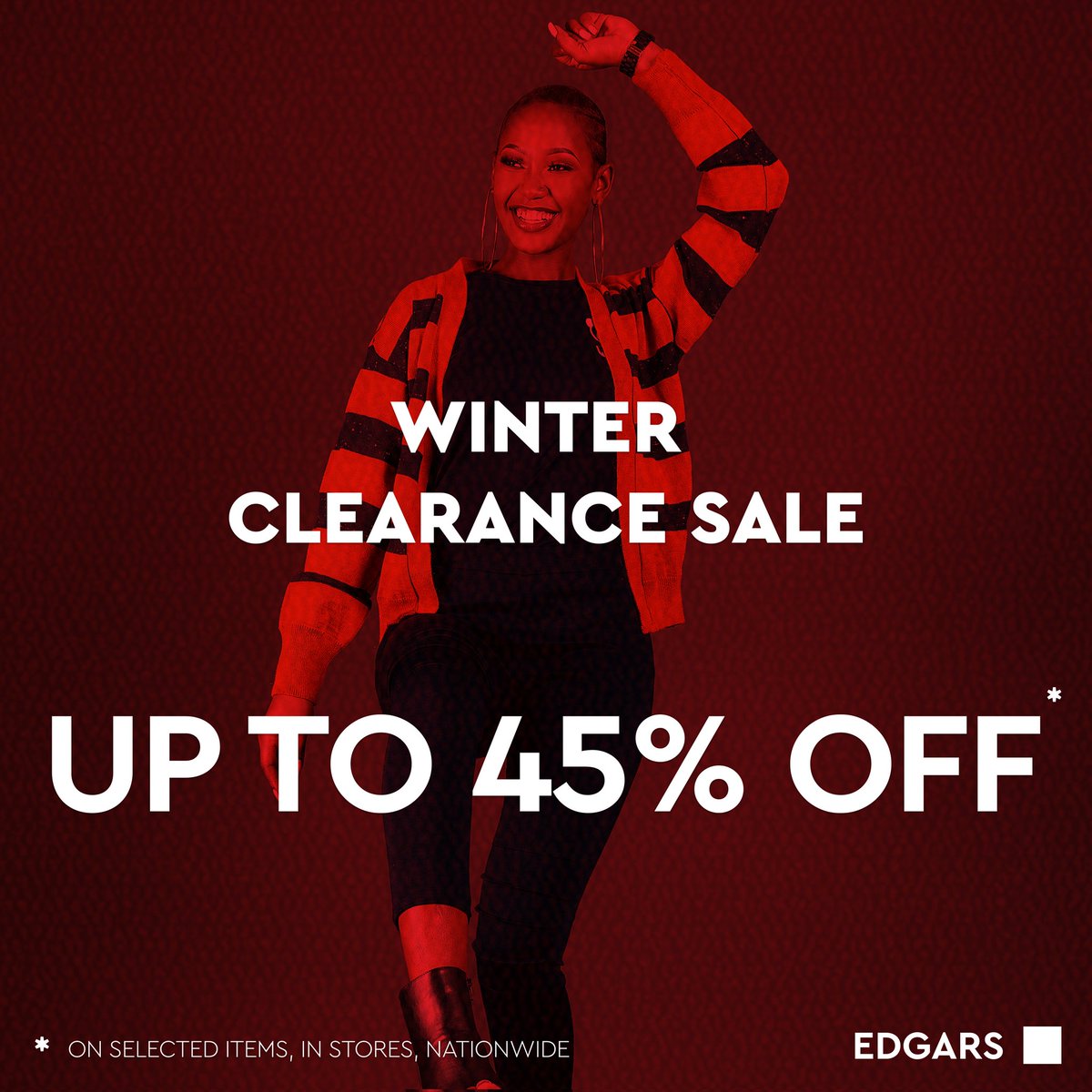 We are clearing our winter racks!
Up to 45% off on selected items across all stores.
#WhileStocksLast