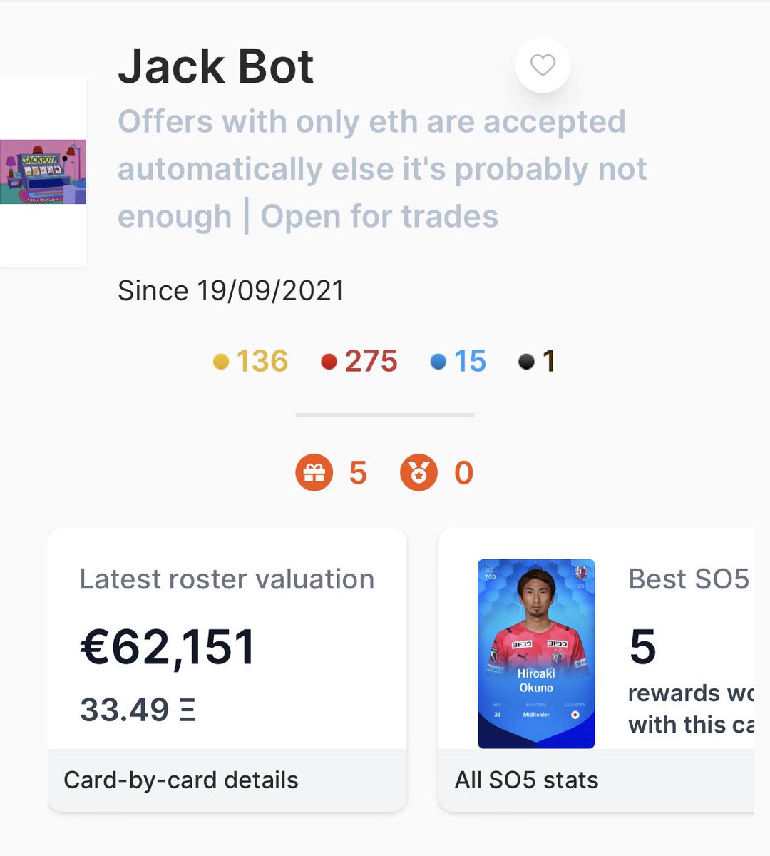 SharkSorare's tweet photo. 🎙We will soon be doing an interview with Jack Bot. 
He presents himself as the second best @Sorare bot after Bellona. 

Do you have any questions you want us to ask him? 

We're waiting for you in the comments! ⬇️⬇️

(French🇫🇷 version below) https://t.co/d0hiDirD8S