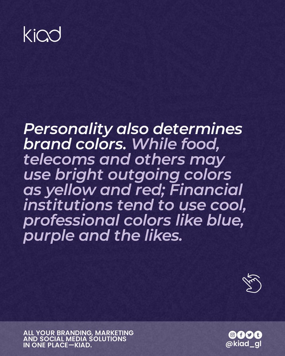 Kiad_gl's tweet photo. Do you want to know more about your brands personality? 

Swipe right to learn and follow @kiad_gl for more related content!

#kiadbranding #BetterCallSaul #wwfc #Phyna𓃵 #doge #bachelorette https://t.co/i8M0uiKpoA